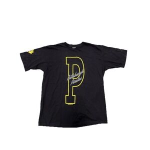 VTG 1993 Starter MLB Pittsburgh Pirates  Logo T-Shirt Xl Black Made USA